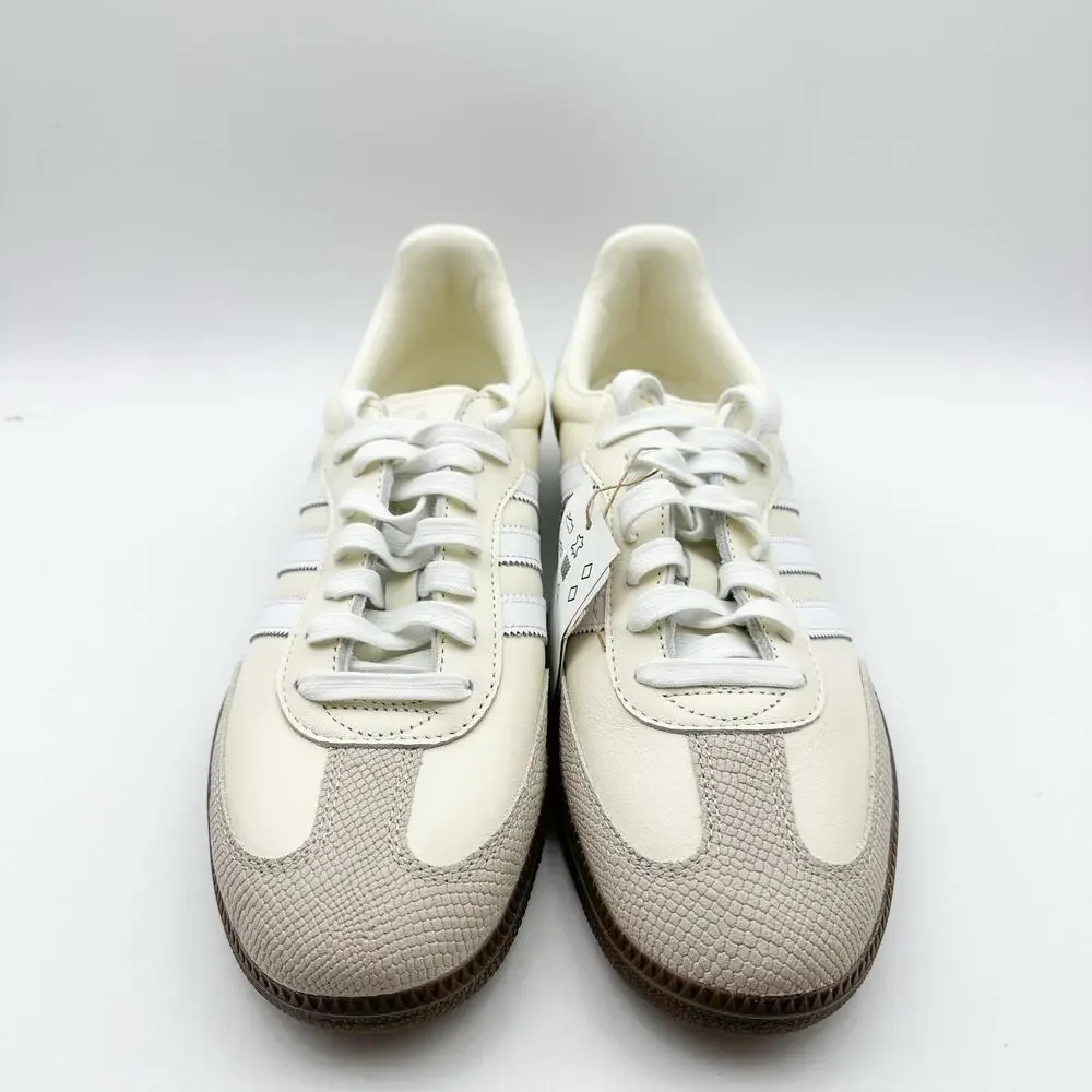 ADIDAS Womens Samba OG Wonder Alumina Sneakers Size 11 Off-White Tan NWT NWOB
